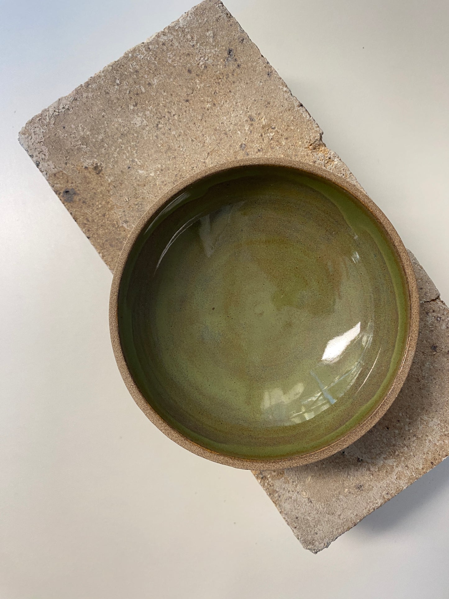 BOWL BEIGE/GREEN